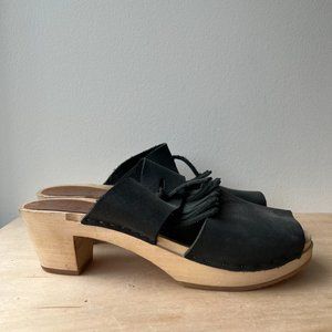 Bryr Open Toe Penny Clogs